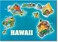 Hawaiian Art Collectible Refrigerator Magnet - Hawaii
