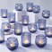 36 Pcs Blue Candle Holders Bulk- Blue Votive Candle Holders, Fall, Assorted Glass Tea Lights Candle Holders for Thanksgiving, Fall, Wedding, Bridal Shower, Christmas Table Centerpieces Decor