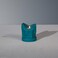 ICNBUYS Handcrafted Tealight Candle Holder Designed as a Melting Candle; Handmade Tea Light Candle Holder; Bathroom, Living Room Mantel, Entryway, Buffet and Dining Table Decoration Peacock Blue