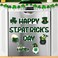 St. Patrick&acirc;&euro;&trade;s Day Dishwasher Magnetic Decorations, Green Plaid Happy St Patrick&acirc;&euro;&trade;s Day Refrigerator Magnets Gnomes Clover Shamrock Magnetic Cover for Fridge Irish Holiday Kitchen Magnets Car Decor
