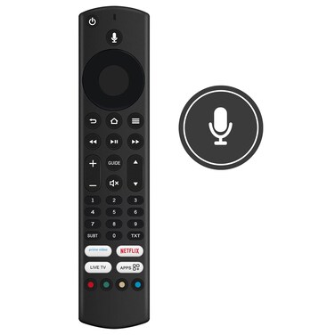 PerFascin RM-C3253 Replaced Voice Remote Control fit for JVC TV LT-40CF890 LT-49CF890 LT-49CF890(A) LT-50CF890 LT-55CF890 RM-C3253 LT40CF890 LT49CF890 LT55CF89 LT55CF890 LT50CF890