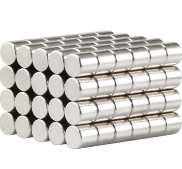 ZDYWY 50 Pieces 4 x 4mm Multi-Use Mini Refrigerator Magnets - 0.157 x 0.157inch