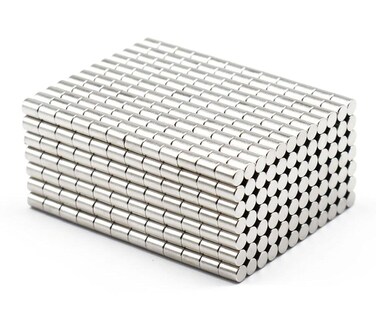 ZDYWY 150 Pieces 3 x 4mm Multi-Use Mini Refrigerator Magnets - 0.118 x 0.157inch