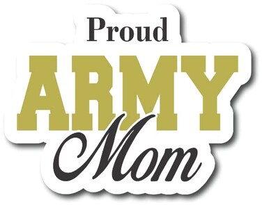 Proud Army Mom  Great Gift Idea Single  5 Inch Magnet   Made in The USA   Car Auto Tool Box Refrigerator Magnet  MAG10559