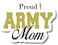 Proud Army Mom  Great Gift Idea Single  5 Inch Magnet   Made in The USA   Car Auto Tool Box Refrigerator Magnet  MAG10559