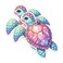 (2 Pack) Turtle and Baby Turtle Magnets - Cute Sea Turtle Magnet - Ocean Life - 5" On Longest Side - Premium Magnet - for Cars, Refrigerators, Toolboxes, Lockers - Made in USA - MAG0533