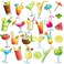 25 Pcs Summer Cruise Door Decoration Tropical Cocktail Drink Car Magnets Fridge Magnets Hawaiian Luau Cruise Door Magnets Magnetic Decals for Mailbox Kitchen Refrigerator