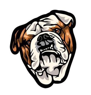 WickedGoodz English Bulldog Refrigerator Magnet - Dog Breed Magnetic Car Decal