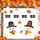 Fall Garage Door Decoration Thanksgiving Garage Magnets Autumn Harvest Magnets Thanksgiving Magnetic Refrigerator Stickers Fall Garage Magnets Decoration for Fridge Car Window Door Party (Cute Style)