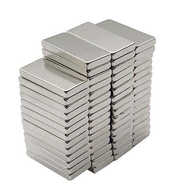 magpross 60 Pieces 8 x 3 x 2mm Multi-use Refrigerator Decorative Magnets for Refrigerator Science Crafts Projects