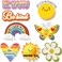 16 Pieces Locker Magnets for Girls Cute Inspirational Magnets for Whiteboard School Motivational Fridge Magnets Positivity Car Sticker Waterproof Locker Magnets Classroom Home Supplies (Cute Style)