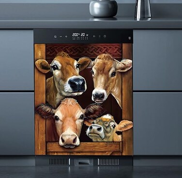 Moderock Magnetic Dishwasher Door Cover for Kitchen Decorate, Refrigerator Magnetic Cover, Fridge Panels, Home Cabinet Decals Appliances Stickers.&acirc;&euro;&brvbar;