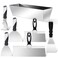 Mister Rui Drywall Tools, Drywall Knife Set, 7 Pieces Stainless Steel Putty Knife Set, Taping Knives, 10 in 1 Paint Scraper, Spackle Knife Set, Drywall Mud Tools for Drywall Finishing, Ceiling Removal