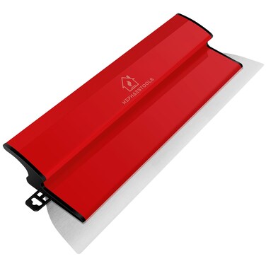 Hephaestools 24IN/60CM Skimming Blade, Drywall Smooth Finish Tool for Drywall/Plaster/Wallboard, Replaceable 0.35mm Precision European Stainless Steel Blade Insert, Engonomic Desgin Plastic Body