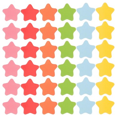 STOBOK Refrigerator Magnets Star Fridge Magnets, 120PCS Cute Colorful Functional Magnets for Office Kitchen Whiteboard Chalkboard,Reward