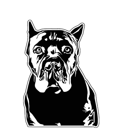 WickedGoodz Cane Corso Refrigerator Magnet - Dog Breed Magnetic Car Decal