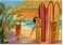 Pacifica Island Art Refrigerator Magnet - Kona Surfboards Hawaii by Rick Sharp