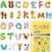 Copkim 26 Pcs Diamond Art Painting Magnets Magnet Letters for Fridge Fridge Magnetic Diamond Art Painting Kits Animal Letters Fridge Sticker Magnet for Craft Home Classroom Decor