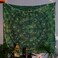 Craft Trade Hippie Tapestry - Aesthetic Psychedelic Wall Hanging Indian Bedroom Wall Decor Living Room Bohemian Boho Wall Art Home Decoration - Green - 50x60 Inches
