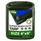 TARPAL Tarps Waterproof 4x6 Green Heavy Duty Tarp 16mil Small tarp with Brass Grommets Every 17.7" Tear&amp;Uv Protection Cover for firewood,roof,Pool