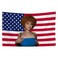 Ice Spice Flag Tapestry Funny Tapestries for College Dorm Decor Bedroom Livingroom Dormitory Wall Hanging with 4 Bass Gromments 3x5 Feet (colour1)