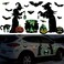 16 Pieces Halloween Magnet Decorations Luminous Halloween Fridge Magnet Pumpkin Witch Bats Reflective Magnet for Metal Door Kitchen Garage Car Hallowmas Spooktacular Decoration Party Supplies