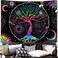 Spenlife Tree of Life Tapestry Black Light Tapestry for Bedroom Colorful Tapestry Aesthetic Tree Tapestry Aesthetic Tapestry Wall Hanging for Bedroom Colorful 60&Atilde;&mdash;80 Inches