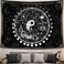 Kanuyee Twelve Constellation Tapestry,Black and White &iuml;&frac14;&OElig;Sun and Moon &iuml;&frac14;&OElig;Yin and Yang Tapestry Mystic Wall Hanging Tapestry for Home Decor (35"x47")