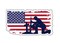 WickedGoodz American Flag Veteran Refrigerator Magnet - Military Veteran Magnetic Car Decal