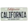 California License Plate Magnet, Mini Magnetic Replica Decoration for Fridge or Office, 1.75 by 3.5 Inches