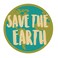 Save The Earth Cute Magnet, Magnetic Decals for Cars, Mailbox, Locker, Classroom, or Fridge, Inspirational Magnets, 5.5 Inches