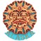 Alaska Wood Carved Magnet, Tribal Print Decoration, Souvenir or Gift Accessory for Refrigerator and Locker, 2.75 Inches