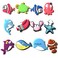 Oceanic Delights: Dive into Fun with Magnetic Fridge Magnets Set of 12