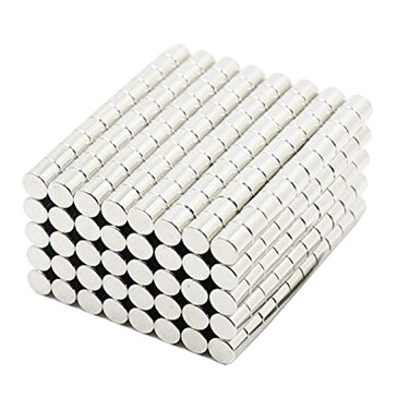 magpross 140 Pieces 3 x 3mm Multi-use Refrigerator Mag nets for Refrigerator Science Crafts Projects