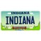 Mini Indiana License Plate Replica, Magnetic Souvenir for Refrigerator, Collectible Gift, 1.75 by 3.5 Inches