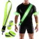 Jaxbo 5 Pcs Reflective Running Gear, High Visibility Reflective Sash for Walking at Night&iuml;&frac14;&OElig;Reflective Vest with Reflective Armbands,Perfect for Men, Women and Kids Walking Running Cycling