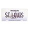 St. Louis Missouri License Plate Magnet, Collectible Souvenir Keepsake, 3.4 x 1.75 Inches