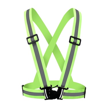 axGear Reflective Vest Adjustable Safety Running High Visibility Belt Cycling Hiking
