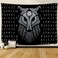 F-FUN SOUL Vikings Tapestry for Men Viking Wolf Tapestries 80x60inches Mysterious Meditation Psychedelic Runes Tapestry Wall Hanging Norse Tapestries for Living Room Bedroom GTLSFS7
