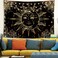 Lunerfex Hippie Sun and Moon Tapestry Bohemian Tapestry Aesthetic Cute Tapestry for Bedroom and Living Room Decor Sun 50&Atilde;&mdash;60 Inches