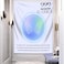 QGHOT Aura Tapestry, Angel Numbers 222 Poster, Y2k Tapestry Aura Wall Art for Women Girls Room Bedroom College Dorm Decor 29x37in