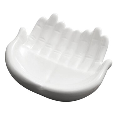 SHOWERORO Hand Sushi Serving Plate Japanese Ceramic Display Plate for Sushi Sashimi and Appetizers Unique Tableware for Home and Restaurant Use