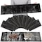 Qualirey 8 Pack Sticky Mouse Trap Sticky Rat Traps Glue Traps Roach Traps Indoor 24 Inch Pest Control Traps for Trapping Snakes Rats Spiders Roaches in Restaurant Kitchen House Supplies (Black)