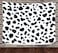 TUGCAY Cow Print Tapestry Black and White Spot Tapestry Cute Tapestries Black Cow Backdrop Poster Aesthetic Wall Hanging for Bedroom Living Room Dorm Party Decorations, 80 X 60 Inch