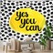 Uokiuki Inspirational Motivational Quote Tapestry, Educational Tapestry for Kids Teen Student, Yes You Can Tapestry Wall Hanging for Classroom Bedroom Living Room College Dorm 71 X 60 Inch