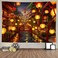 Ine Ive Japanese Tapestry Wall Hanging 80x60 Inches Japan Streets filled with lanterns tapestry for Bedroom Living Room Dorm Decor