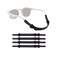 lvvfit Baby Glasses Straps(5-8inch)-Adjustable Glasses Strap Sports Sunglasses Eyeglasses Holder Straps for Toddler and Infant-Eyewear Retainers for Boys and Girls age 0-3 years (4pcs Black)