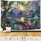 F-FUN SOUL Prince Palace Tapestry, Large 80x60inches Soft Flannel, Psychedelic Island Lake Wall Hanging Tapestries for Living Room Bedroom Home Decor LYFS1548