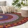 Popular Handicrafts Round Tapestry Wall Hanging Ombre Hippie Mandala Bohemian Hippy Intricate Indian Tapestries Tablecloth 70 Inches,(178cm) Multicolor