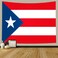 TOMOZ USA Puerto Rico Flag Tapestry Wall Hanging for Bedroom Living Room Dorm Home Decoration 80W x 60L Inch